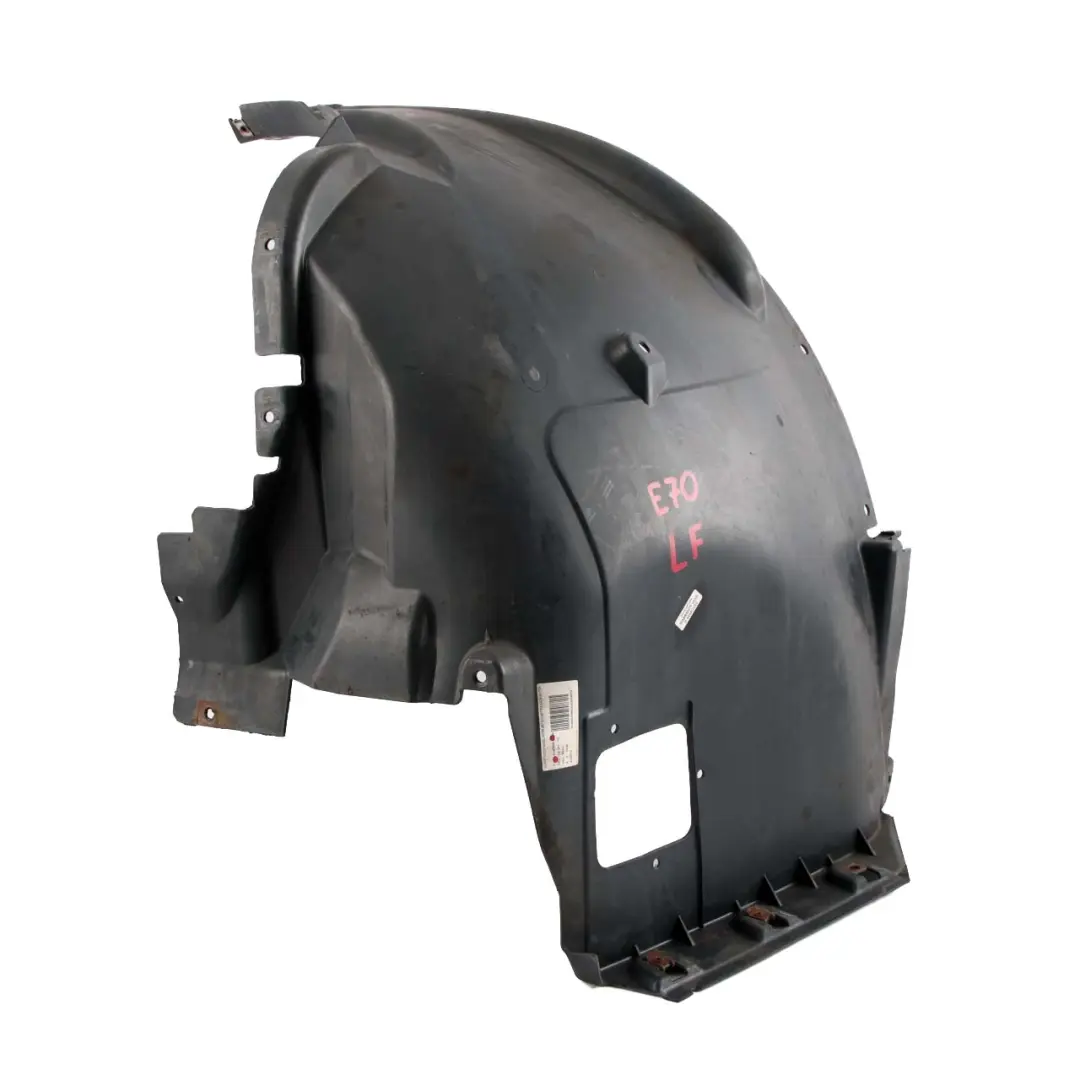 M57N2 Tapa Paso de Rueda Sección Delantera Izquierda Carcasa para BMW X5 E70 con número de pieza 8046305 BMW X5 E70 M57N2 Tapa Paso de Rueda Sección Delantera Izquierda Carcasa - SKU 8046305 - Número de pieza 8046305