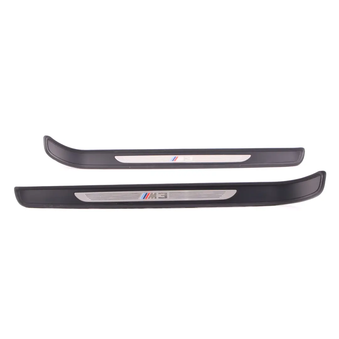 Front Left Right Door Entrance Sill Strip Cover Set to BMW E92 E93 LCI M3 with Part number 8046476 BMW E92 E93 LCI M3 Front Left Right Door Entrance Sill Strip Cover Set - SKU 8046476-1 - Part number 8046476
