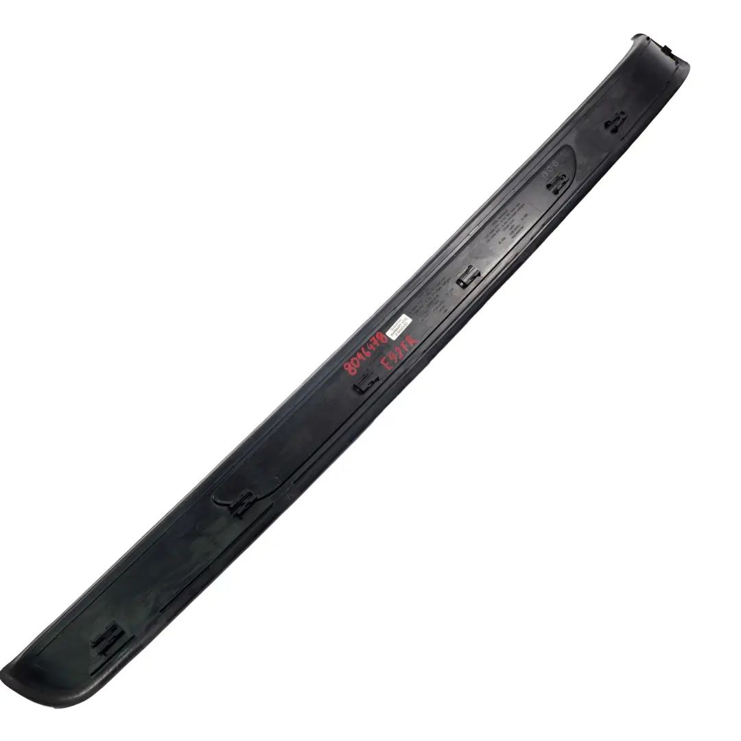 Delantero Derecho Puerta Entrada Sill Tapa para BMW E92 E93 M Sport con número de pieza 7900776 BMW E92 E93 M Sport Delantero Derecho Puerta Entrada Sill Tapa - SKU 8046478 - Número de pieza 7900776
