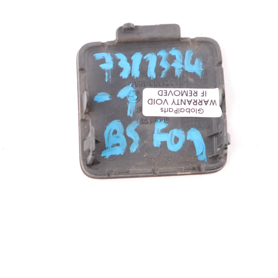 Bumper Cover BMW F01 F02 M Flap Towing Eye Black Sapphire 475 7898886 to Rear with Part number 8046966 Rear Bumper Cover BMW F01 F02 M Flap Towing Eye Black Sapphire 475 7898886 - SKU 8046966-BS - Part number 8046966