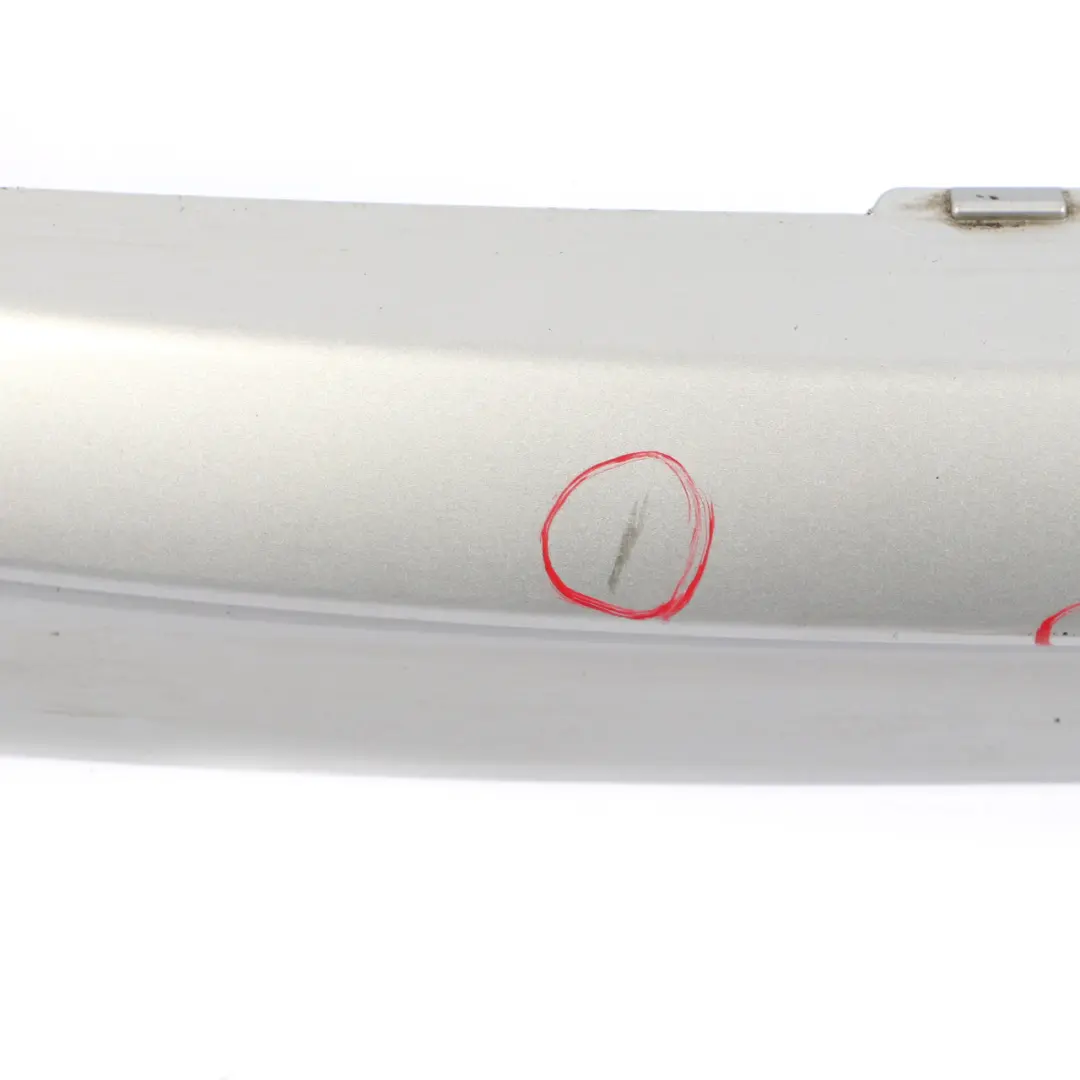 Rear Bumper Diffuser BMW F01 M Sport Lower Centre Trim Cover Panel Titan Silver - SKU 8047363-TS - Part number 8047363