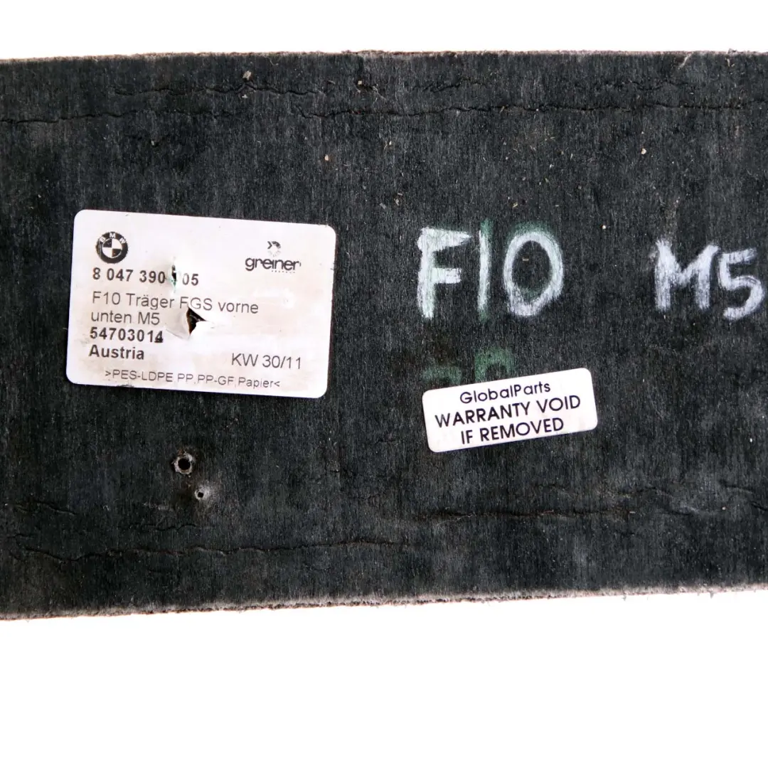 Front Panel Support Carrier Cross Member Guard Holder to BMW F10 M5 with Part number 8047390 BMW F10 M5 Front Panel Support Carrier Cross Member Guard Holder - SKU 8047390 - Part number 8047390