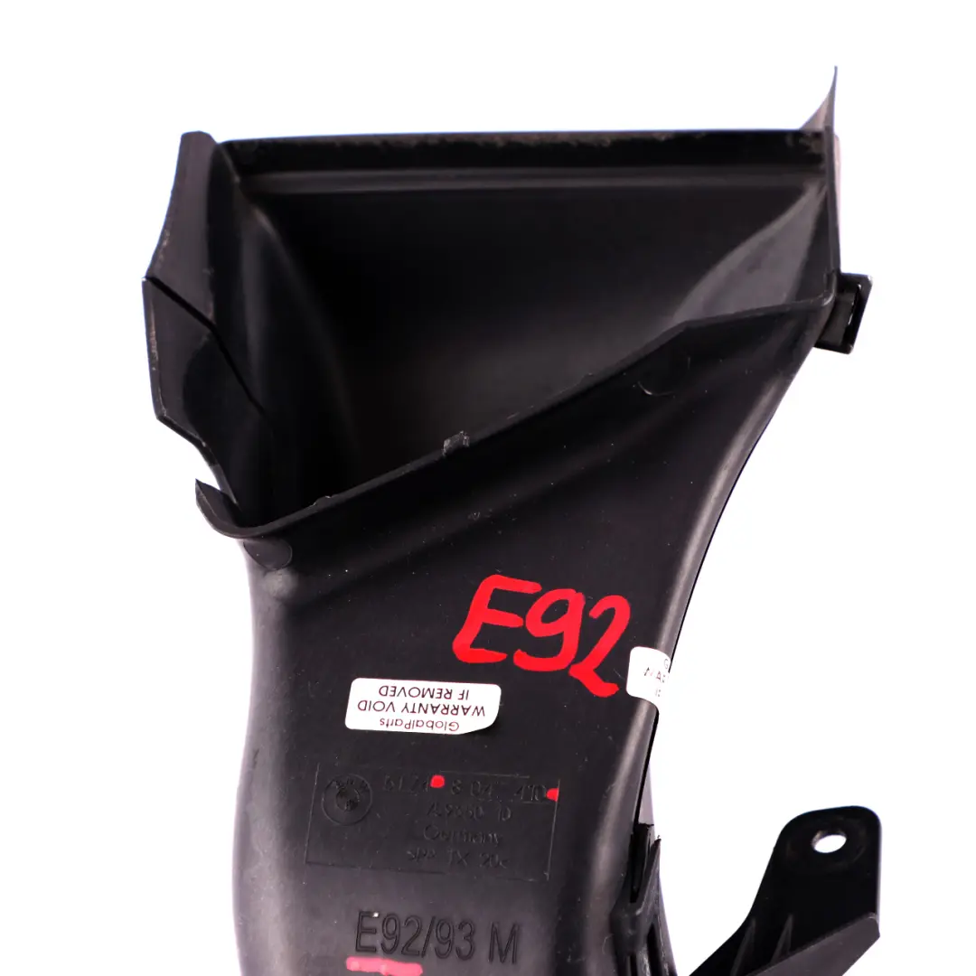 BMW E92 E93 LCI M Sport Conduit d'aération avant droit frein - SKU 8047410 - Numéro de pièce 8047410