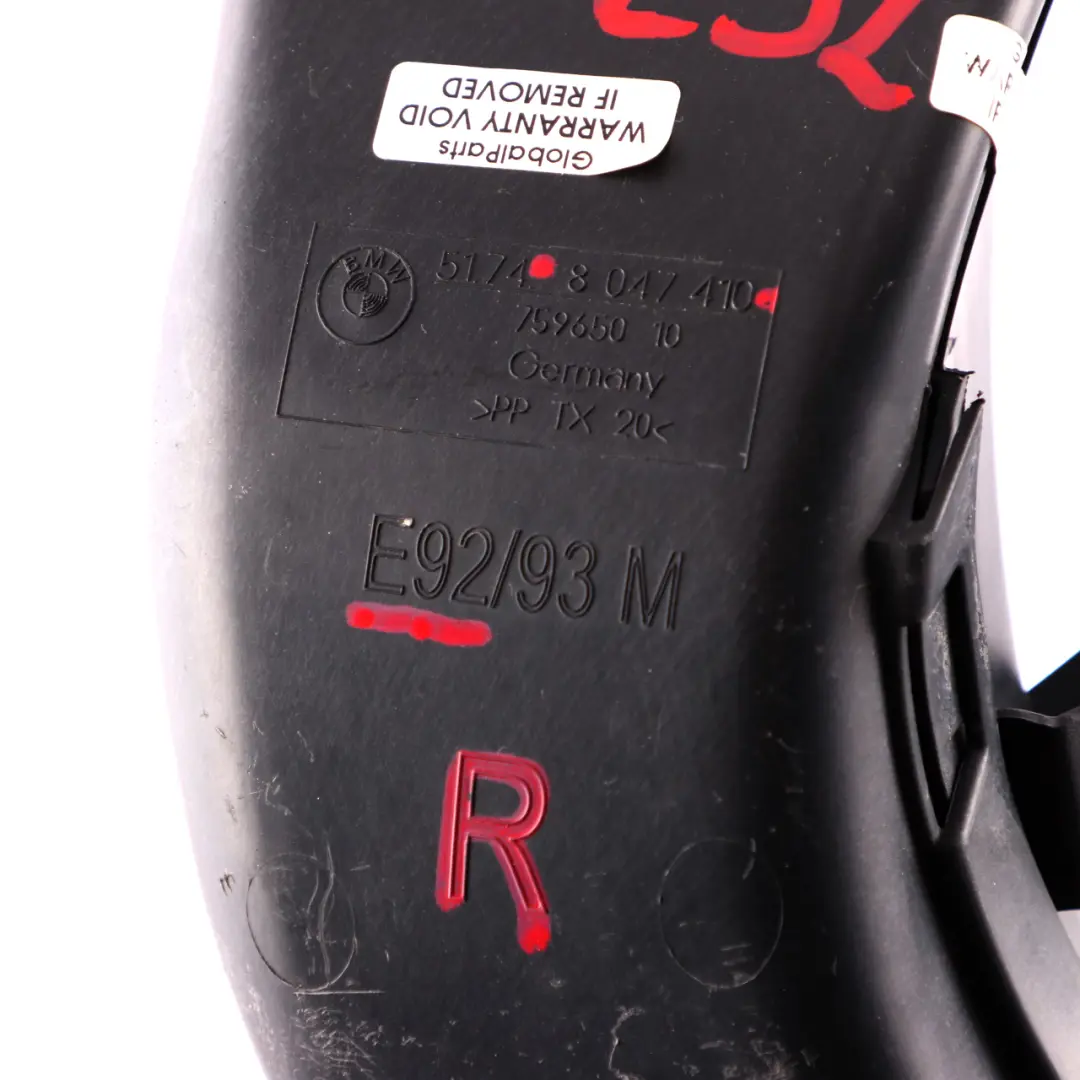 Kanał Wlot Powietrza Prawy do BMW E92 E93 LCI o numerze 8047410 BMW E92 E93 LCI Kanał Wlot Powietrza Prawy - SKU 8047410 - Numer Części 8047410