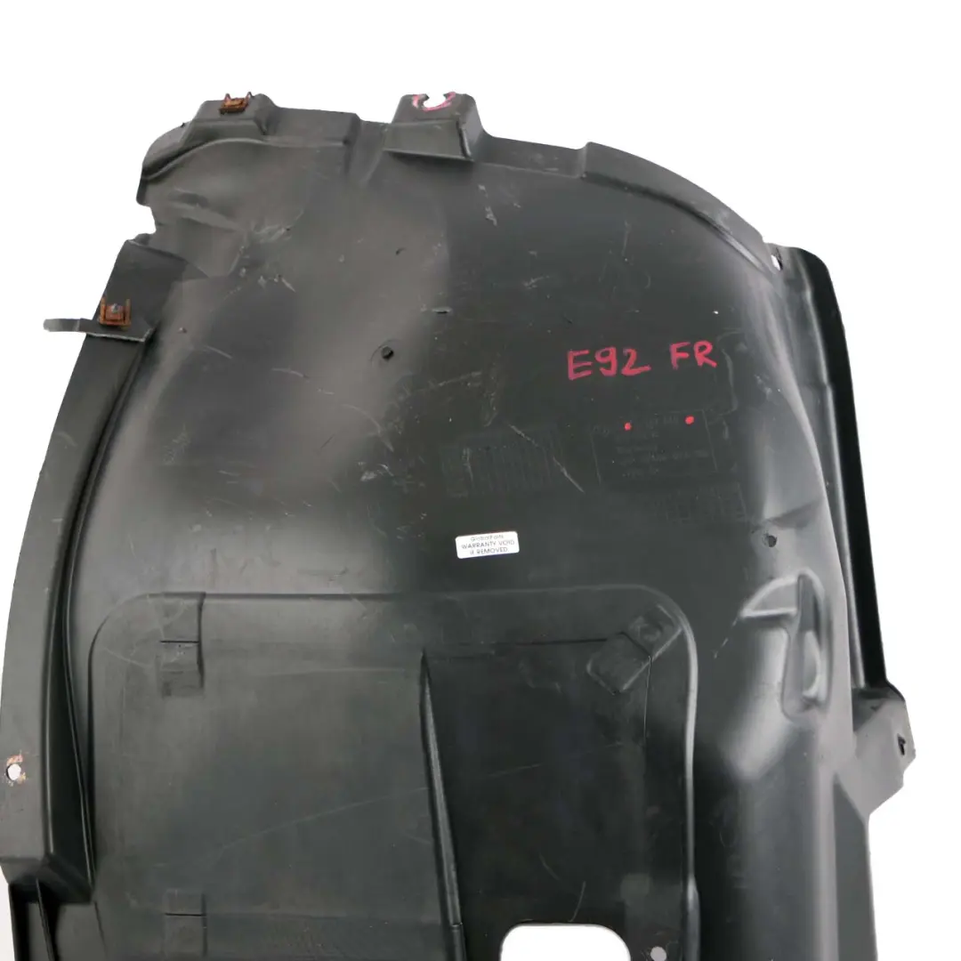 BMW E92 E93 LCI Vorne Rechts Abdeckung Radkastengehäuse Liner - SKU 8047460 - Teilenummer 8047460