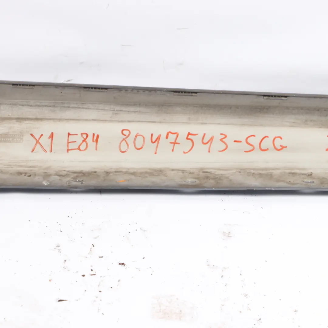 BMW X1 E84 Side Skirt M Sport Sill Cover Left N/S Spacegrau Grey Metallic - 475 - SKU 8047543-SCG - Part number 8047543