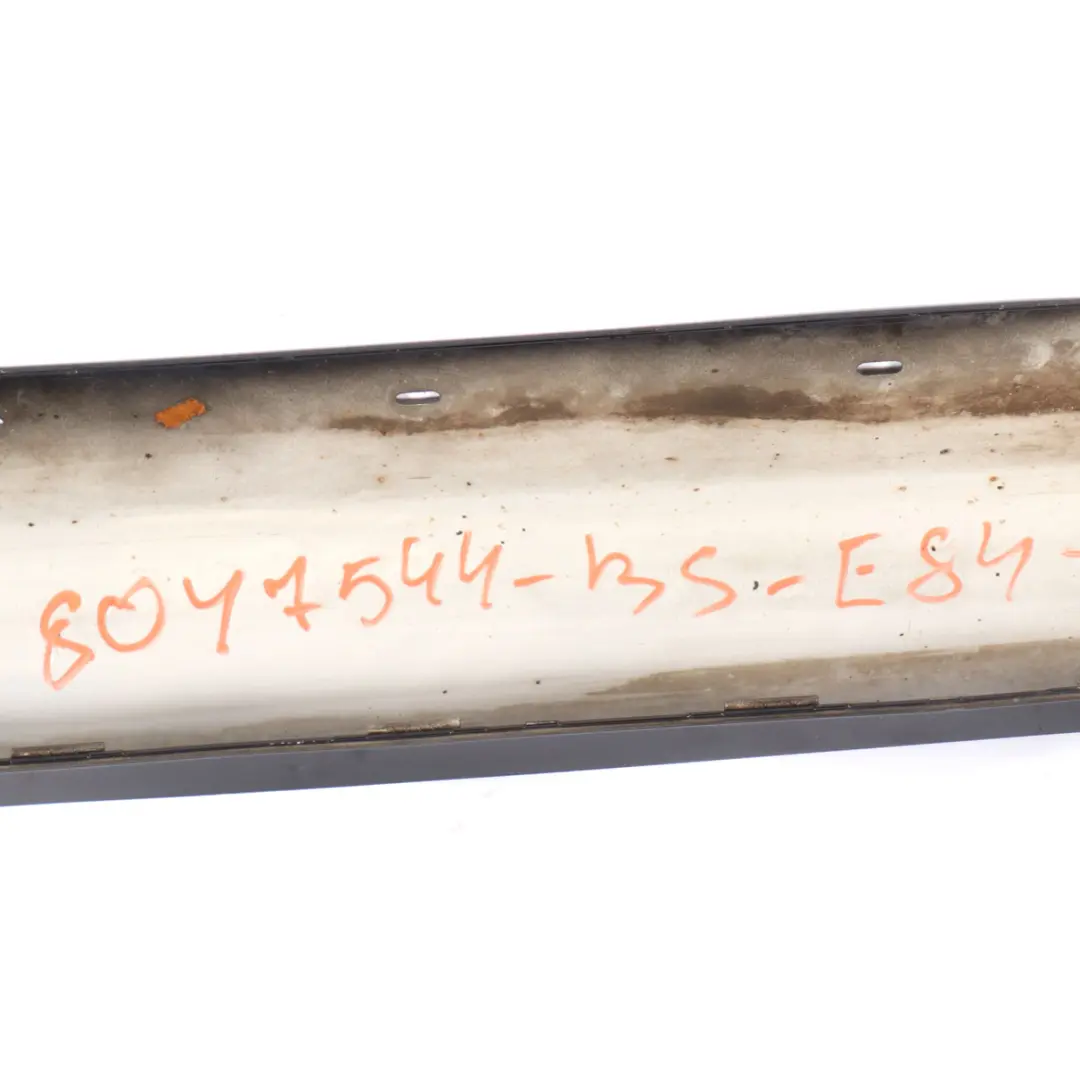 Side Skirt M Sport Sill Cover Right O/S Black Sapphire Metallic - 475 to BMW X1 E84 with Part number 8047544 BMW X1 E84 Side Skirt M Sport Sill Cover Right O/S Black Sapphire Metallic - 475 - SKU 8047544-BS - Part number 8047544