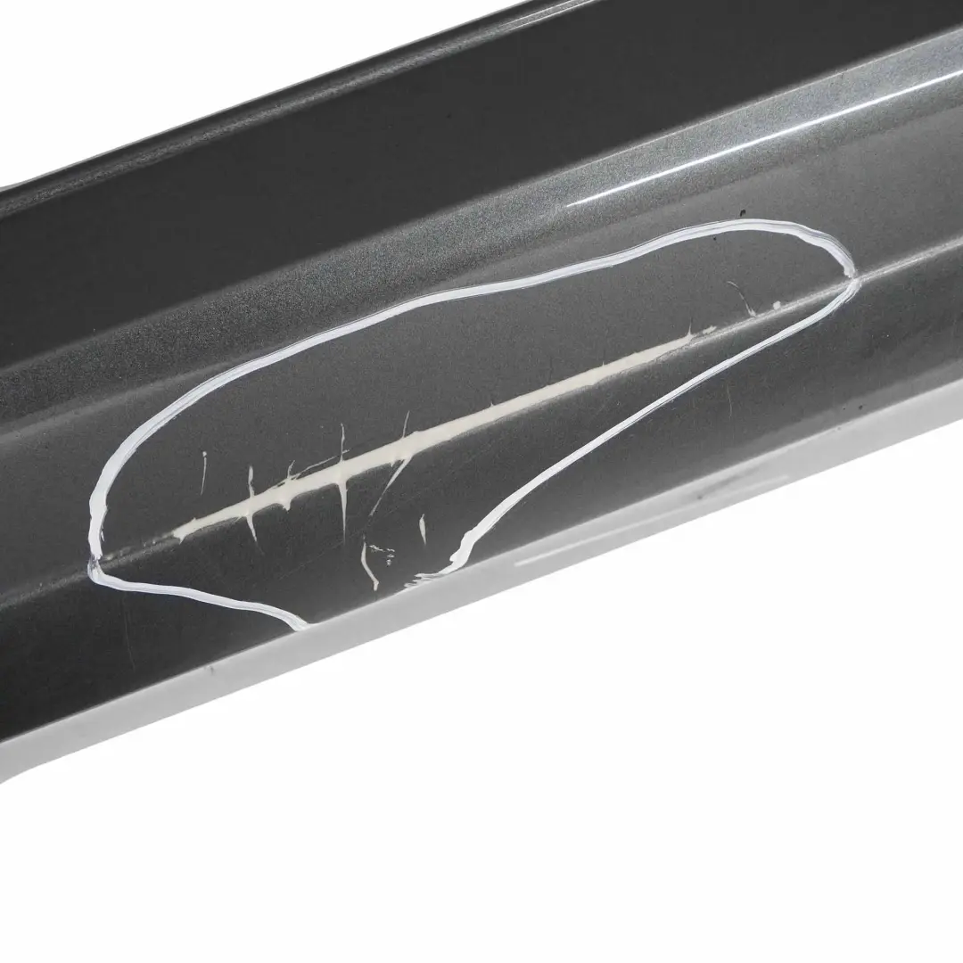 Side Skirt M Sport Sill Cover Panel Right O/S Mineralgrau Grey - B39 to BMW X1 E84 with Part number 7345046 BMW X1 E84 Side Skirt M Sport Sill Cover Panel Right O/S Mineralgrau Grey - B39 - SKU 8047544-MG - Part number 7345046