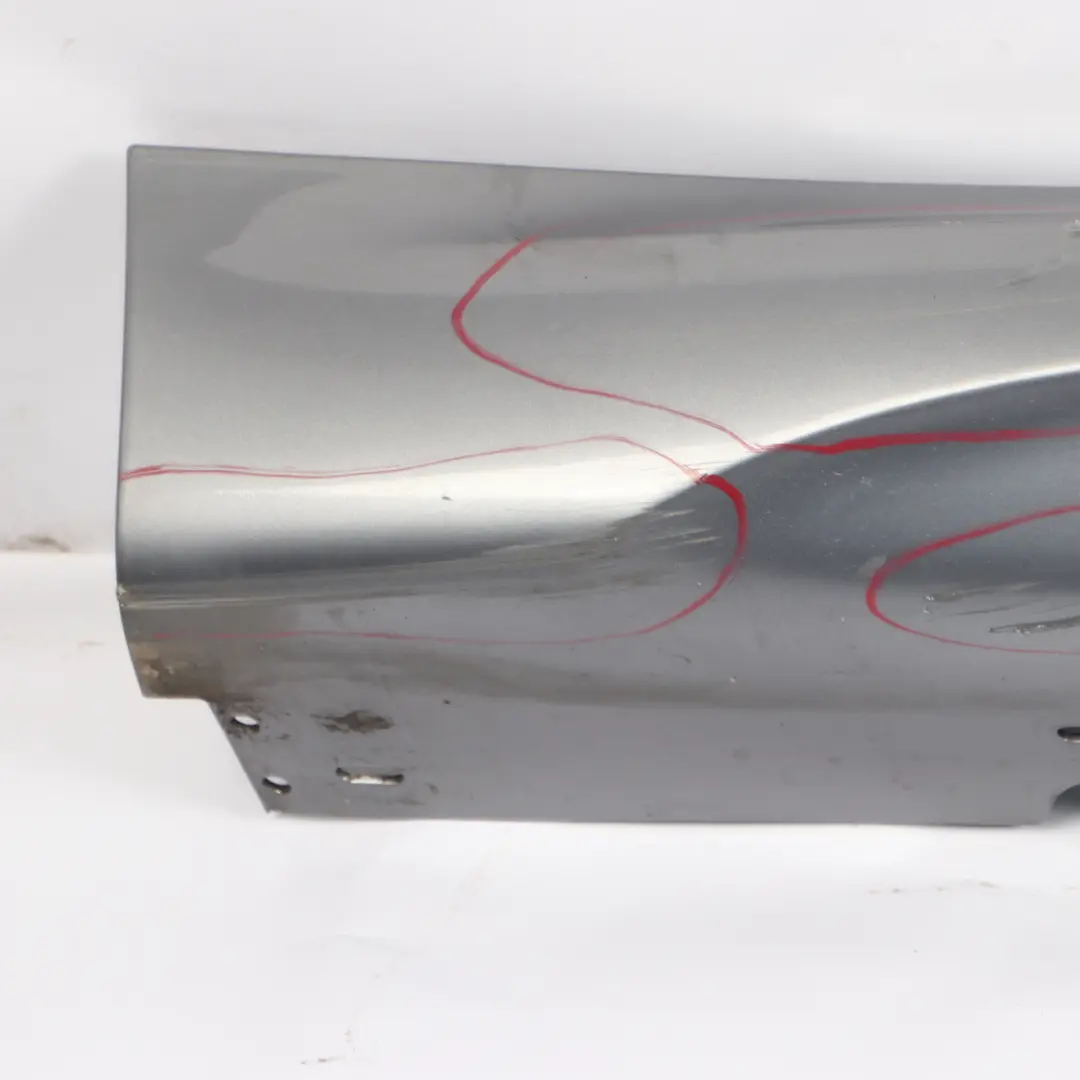 Side Skirt M Sport Sill Cover Right O/S Spacegrau Grey Metallic - A52 to BMW X1 E84 with Part number 8047544 BMW X1 E84 Side Skirt M Sport Sill Cover Right O/S Spacegrau Grey Metallic - A52 - SKU 8047544-SCG - Part number 8047544