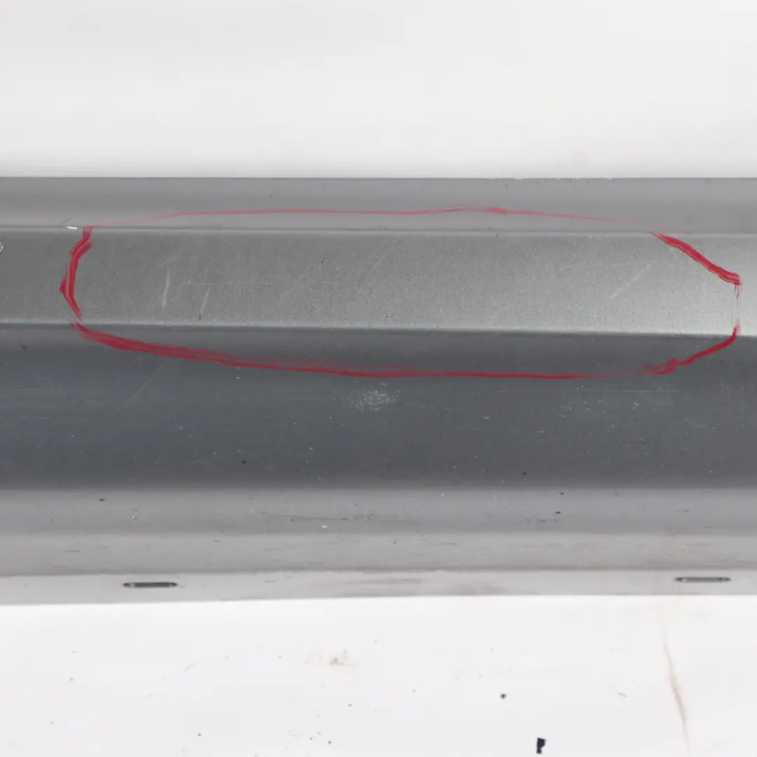 Side Skirt M Sport Sill Cover Right O/S Spacegrau Grey Metallic - A52 to BMW X1 E84 with Part number 8047544 BMW X1 E84 Side Skirt M Sport Sill Cover Right O/S Spacegrau Grey Metallic - A52 - SKU 8047544-SCG - Part number 8047544