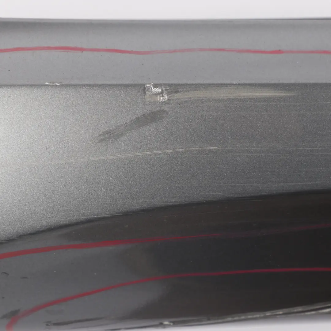 Side Skirt M Sport Sill Cover Right O/S Spacegrau Grey Metallic - A52 to BMW X1 E84 with Part number 8047544 BMW X1 E84 Side Skirt M Sport Sill Cover Right O/S Spacegrau Grey Metallic - A52 - SKU 8047544-SCG - Part number 8047544