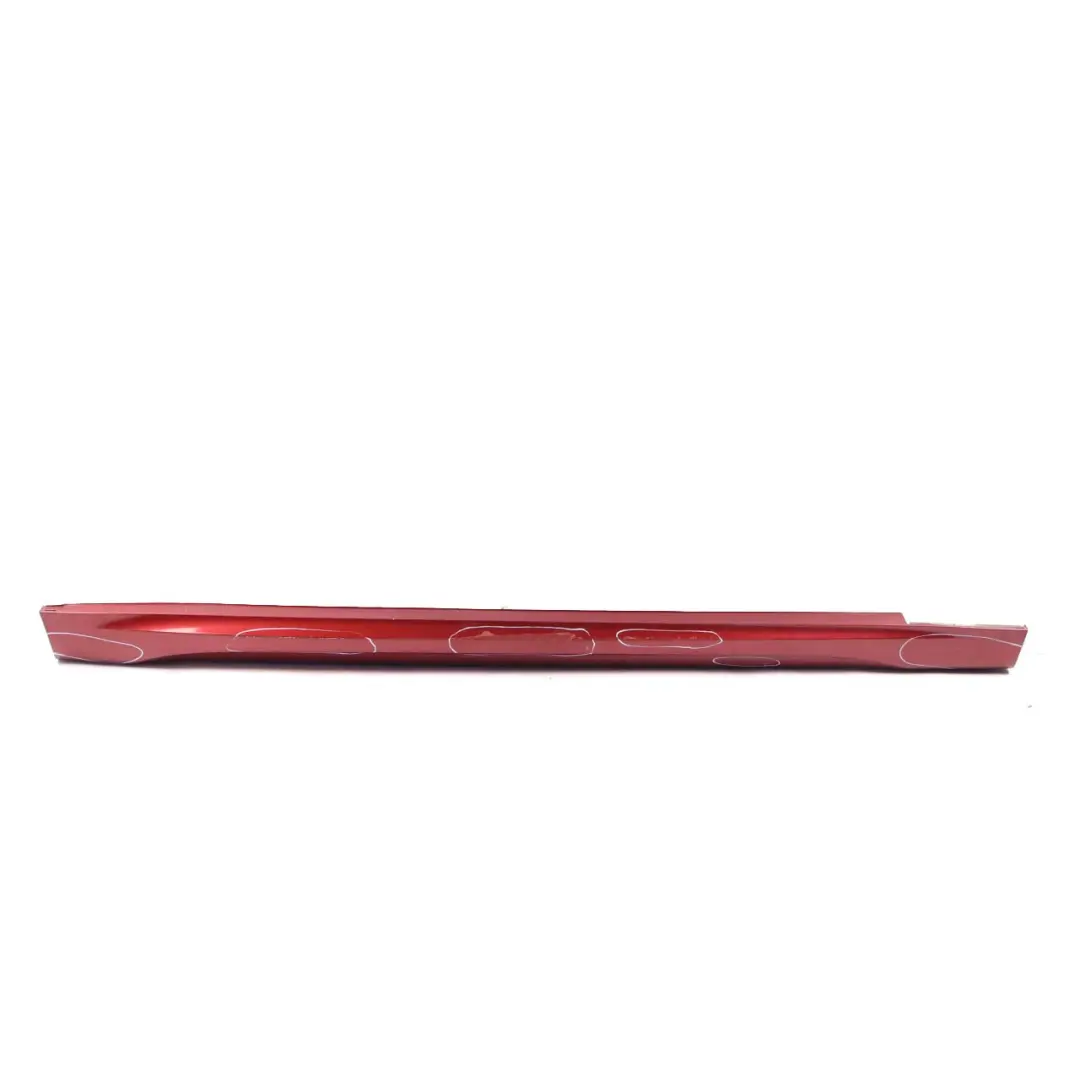 Side Skirt M Sport Sill Cover Panel Right O/S Vermilion Red - A82 to BMW X1 E84 with Part number 7345046 BMW X1 E84 Side Skirt M Sport Sill Cover Panel Right O/S Vermilion Red - A82 - SKU 8047544-VER - Part number 7345046