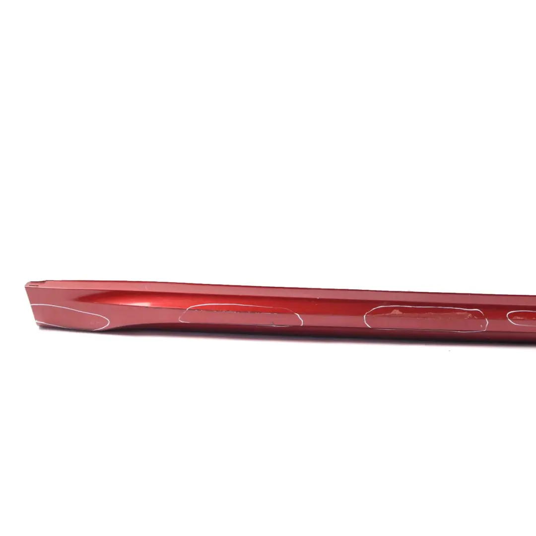 Side Skirt M Sport Sill Cover Panel Right O/S Vermilion Red - A82 to BMW X1 E84 with Part number 7345046 BMW X1 E84 Side Skirt M Sport Sill Cover Panel Right O/S Vermilion Red - A82 - SKU 8047544-VER - Part number 7345046