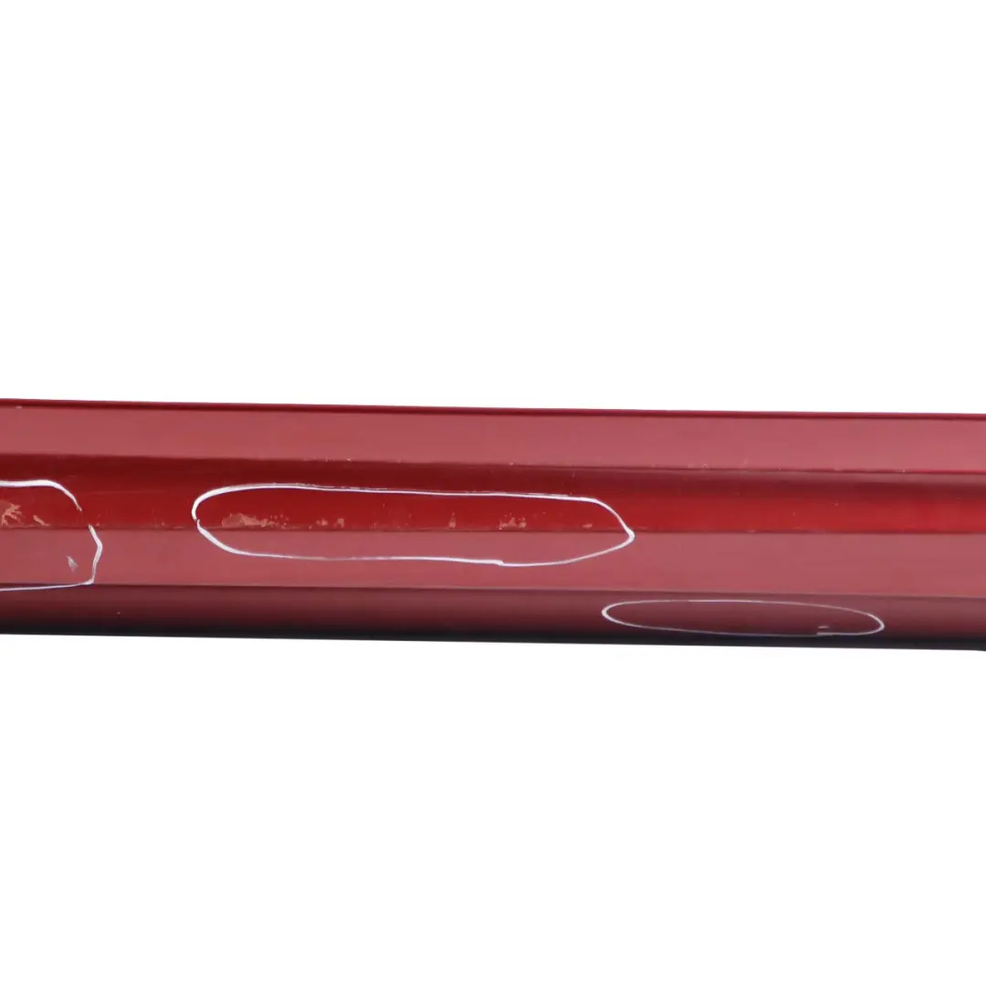 Side Skirt M Sport Sill Cover Panel Right O/S Vermilion Red - A82 to BMW X1 E84 with Part number 7345046 BMW X1 E84 Side Skirt M Sport Sill Cover Panel Right O/S Vermilion Red - A82 - SKU 8047544-VER - Part number 7345046