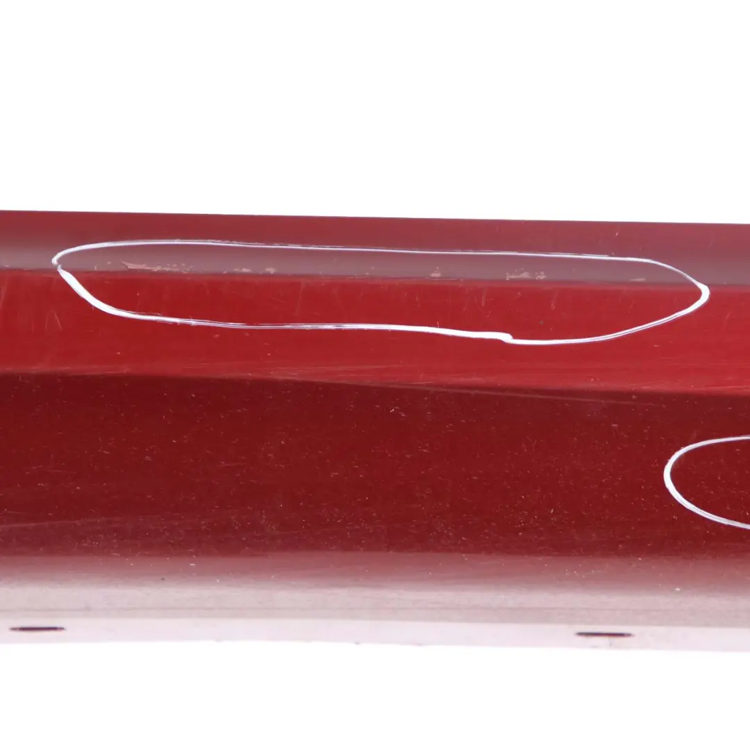 Side Skirt M Sport Sill Cover Panel Right O/S Vermilion Red - A82 to BMW X1 E84 with Part number 7345046 BMW X1 E84 Side Skirt M Sport Sill Cover Panel Right O/S Vermilion Red - A82 - SKU 8047544-VER - Part number 7345046