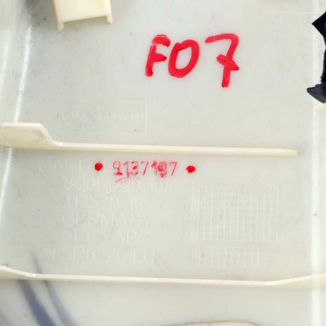 B-Column Trim Pillar Upper Left N/S Anthracite 9137197 to BMW 5 Series F07 GT Cover with Part number 8047551 BMW 5 Series F07 GT Cover B-Column Trim Pillar Upper Left N/S Anthracite 9137197 - SKU 8047551 - Part number 8047551