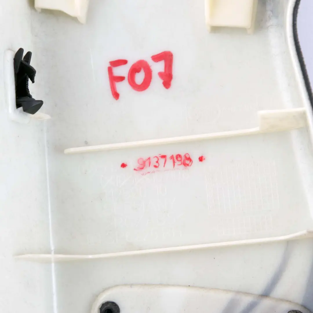 B-Column Trim Pillar Upper Right O/S Anthracite 9137198 to BMW 5 F07 GT Cover with Part number 8047552 BMW 5 F07 GT Cover B-Column Trim Pillar Upper Right O/S Anthracite 9137198 - SKU 8047552 - Part number 8047552