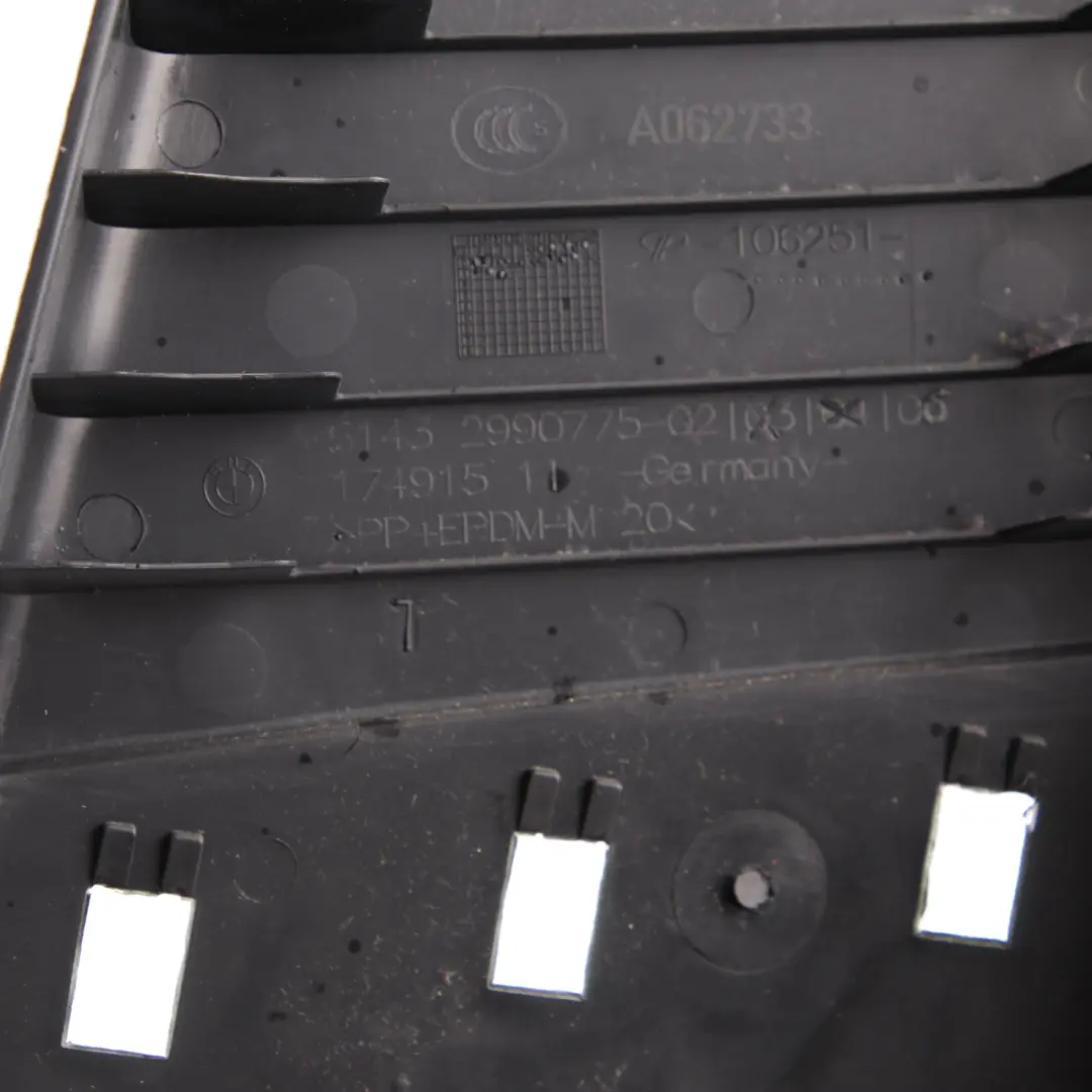 BMW X1 E84 Cover B-column Upper Left Trim Panel N/S Black 2990775 - SKU 8047715 - Part number 8047715