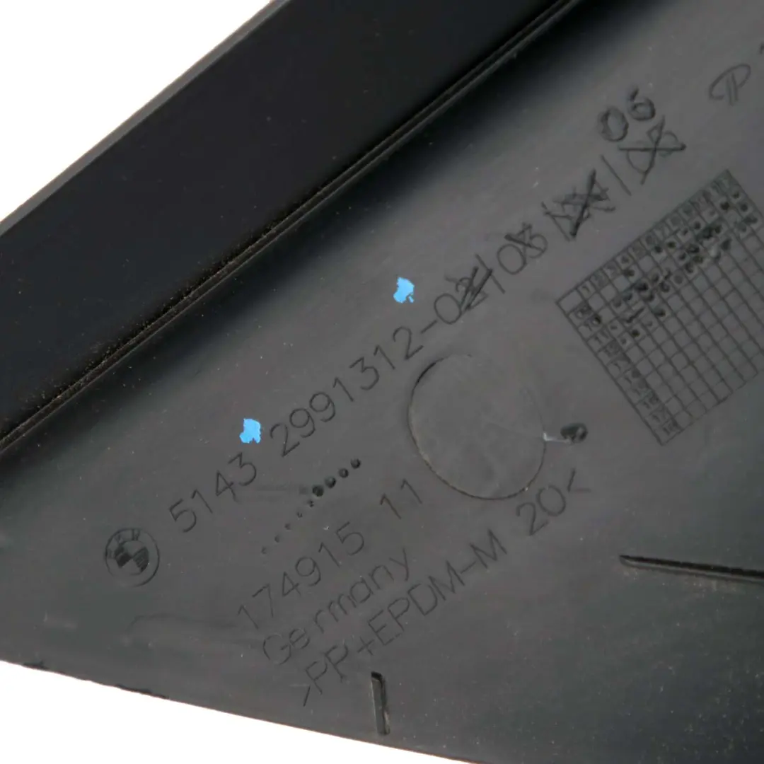 BMW X1 E84 Tapa Columna Pilar D Panel Embellecedor Superior Derecho Negro - SKU 8047718 - Número de pieza 8047718