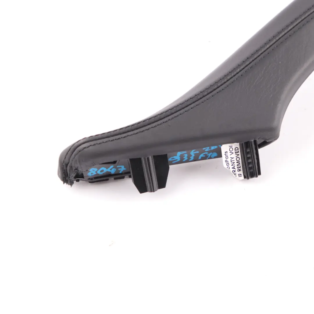 BMW F10 M5 Door Card Handle Cover Leather Front Rear Left N/S Black - SKU 8047933 - Part number 8047933