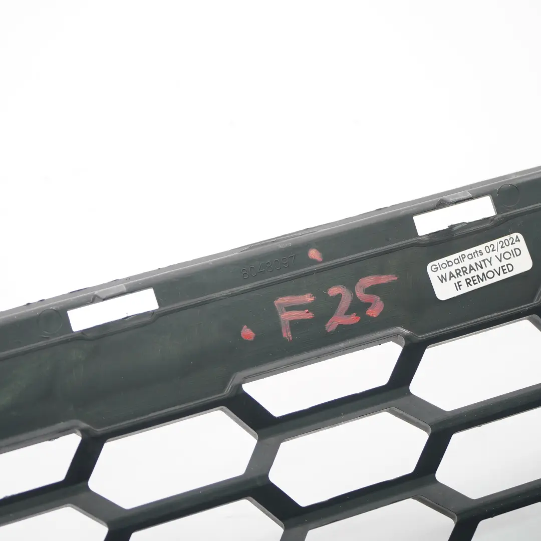 Front Bumper Grille Centre Middle Bottom Grid Grille M Sport to BMW X3 F25 with Part number 8048097 BMW X3 F25 Front Bumper Grille Centre Middle Bottom Grid Grille M Sport - SKU 8048097 - Part number 8048097