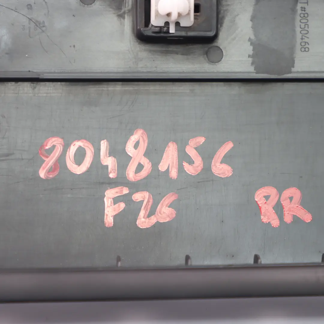 Trasera Derecha Puerta Inferior Embellecedor Sofisto Gris A90 para BMW X4 F26 con número de pieza 8048156 BMW X4 F26 Trasera Derecha Puerta Inferior Embellecedor Sofisto Gris A90 - SKU 8048156 - Número de pieza 8048156