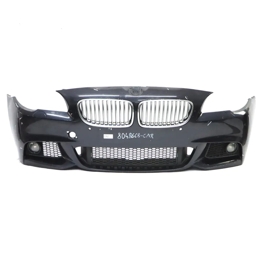 Front Bumper M Sport Trim Panel Carbonschwarz Black Metallic - 416 to BMW F10 F11 with Part number 8048668 BMW F10 F11 Front Bumper M Sport Trim Panel Carbonschwarz Black Metallic - 416 - SKU 8048668-CAR - Part number 8048668