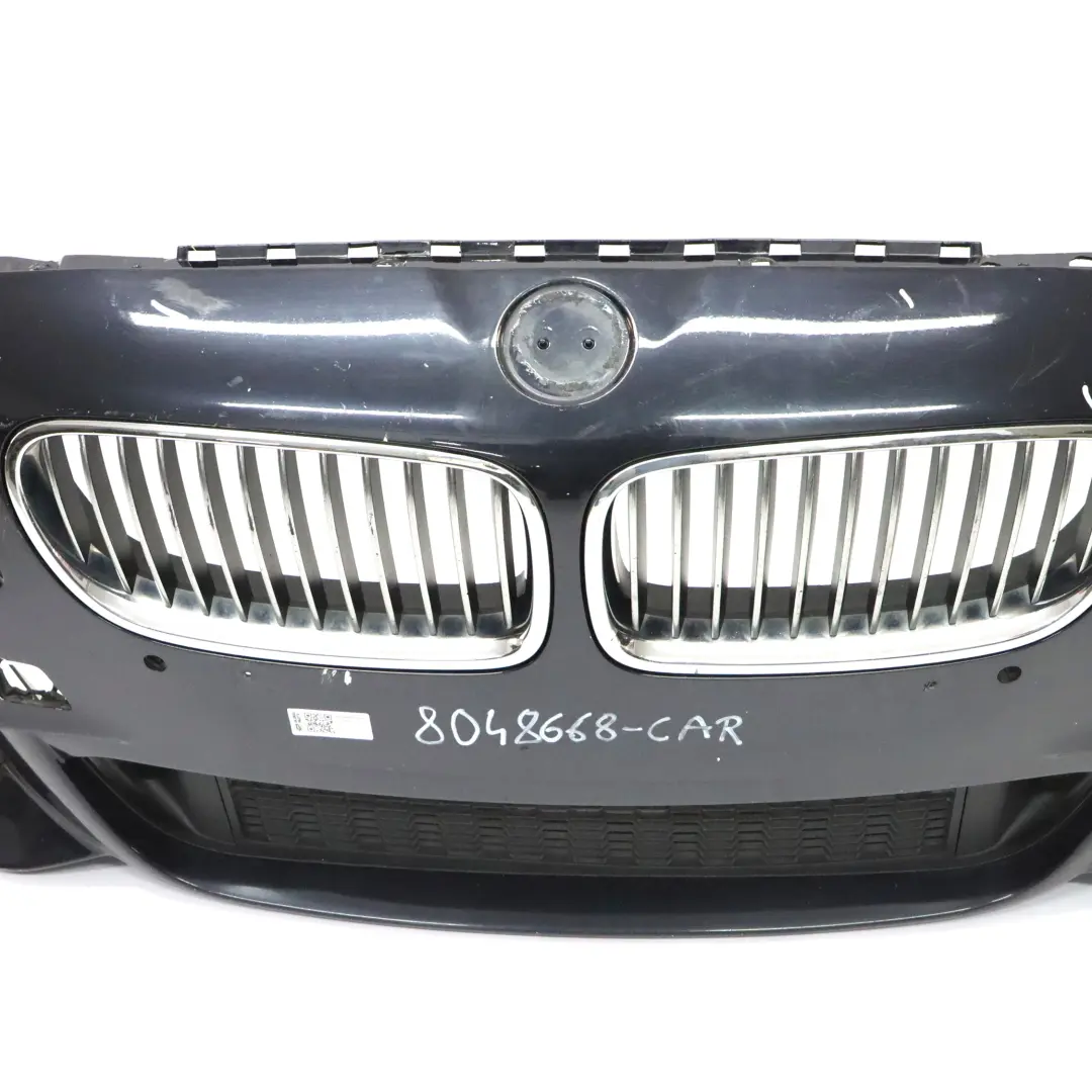 Front Bumper M Sport Trim Panel Carbonschwarz Black Metallic - 416 to BMW F10 F11 with Part number 8048668 BMW F10 F11 Front Bumper M Sport Trim Panel Carbonschwarz Black Metallic - 416 - SKU 8048668-CAR - Part number 8048668