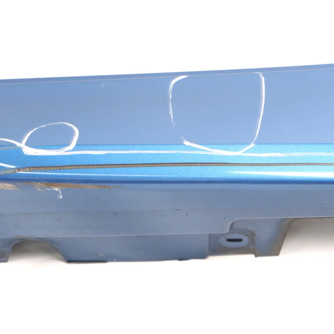 Side Skirt M Sport M5 Sill Cover Panel Left N/S Monte Carlo Blue B05 to BMW F10 F11 with Part number 2298067 BMW F10 F11 Side Skirt M Sport M5 Sill Cover Panel Left N/S Monte Carlo Blue B05 - SKU 2298067-MCB - Part number 2298067