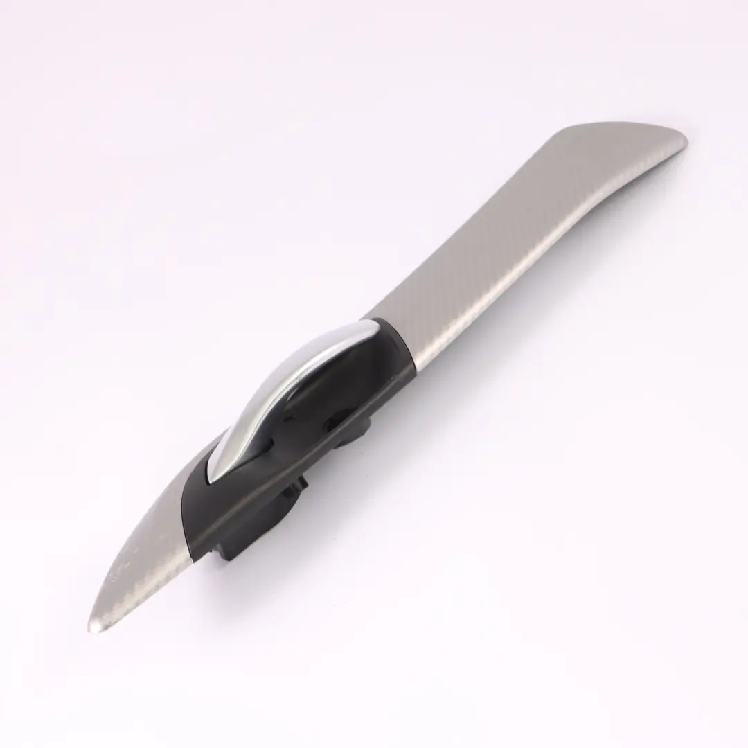 Front Right Interior Grab Handle Door Opener Cover Alu Carbon to BMW Z4 E89 with Part number 8049228 BMW Z4 E89 Front Right Interior Grab Handle Door Opener Cover Alu Carbon - SKU 8049228 - Part number 8049228