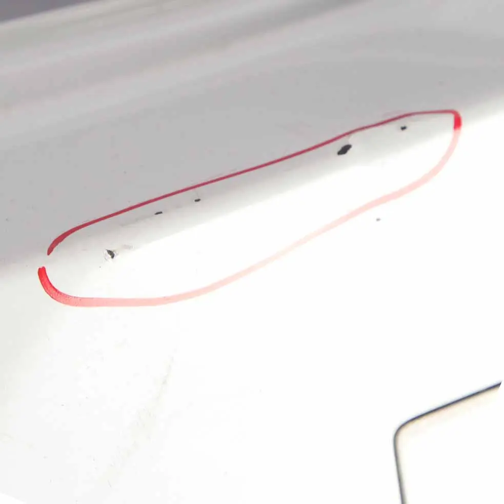 BMW F11 Touring M Sport Rear Bumper Panel Trim PDC Alpine White - 300 - SKU 8049280-AW - Part number 8049280