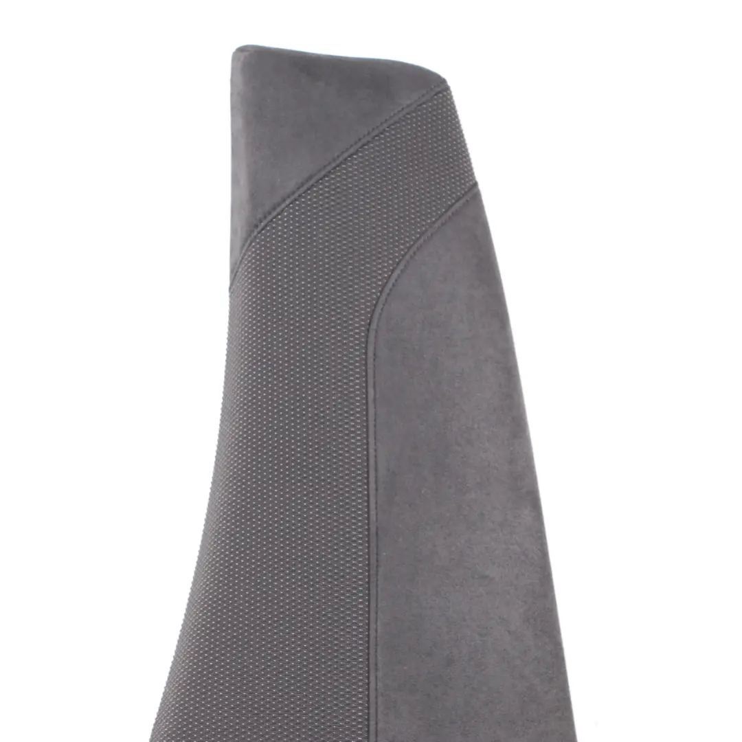 Backrest Left N/S Side Lateral Finisher Cloth Anthracite to BMW X1 E84 Rear Seat with Part number 8049455 BMW X1 E84 Rear Seat Backrest Left N/S Side Lateral Finisher Cloth Anthracite - SKU 8049455 - Part number 8049455