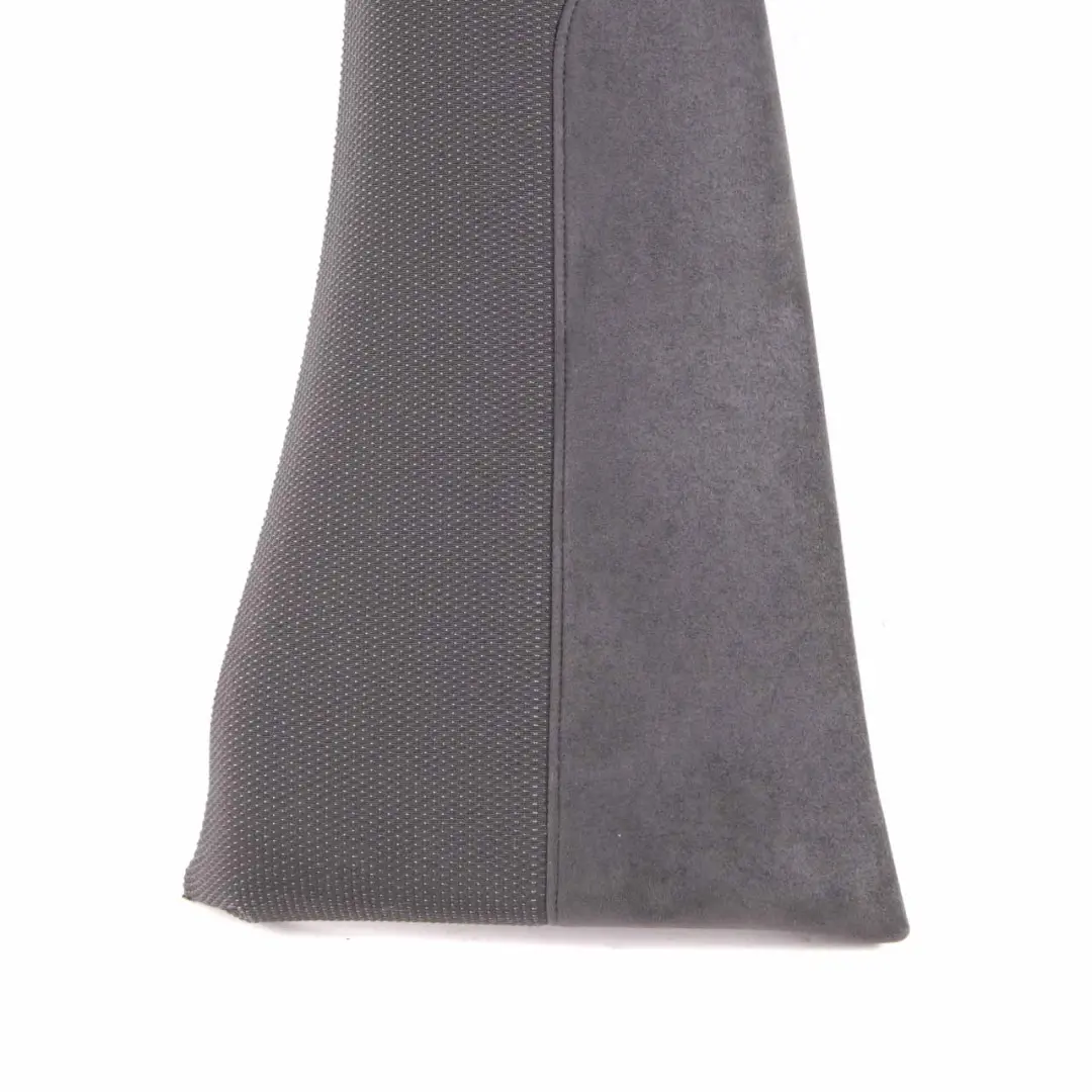 Backrest Left N/S Side Lateral Finisher Cloth Anthracite to BMW X1 E84 Rear Seat with Part number 8049455 BMW X1 E84 Rear Seat Backrest Left N/S Side Lateral Finisher Cloth Anthracite - SKU 8049455 - Part number 8049455