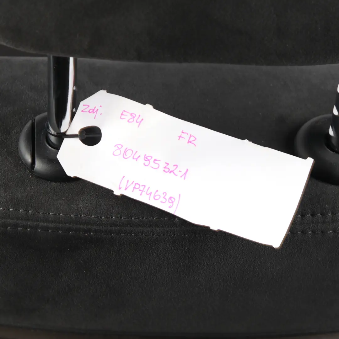 Sedile anteriore BMW E84 M Sport in stoffa destra Interno Alcantara Antracite per con numero di parte 8049532 Sedile anteriore BMW E84 M Sport in stoffa destra Interno Alcantara Antracite - SKU 8049532-1 - Numero di parte 8049532