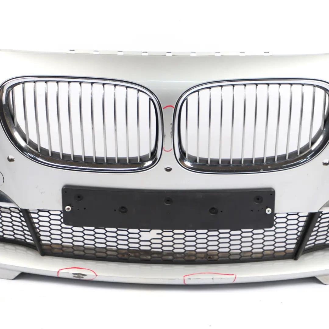 BMW F01 Front Bumper Trim Panel Titansilber Titan Silver Metallic - 354 - SKU 8049636-TS - Part number 8049636
