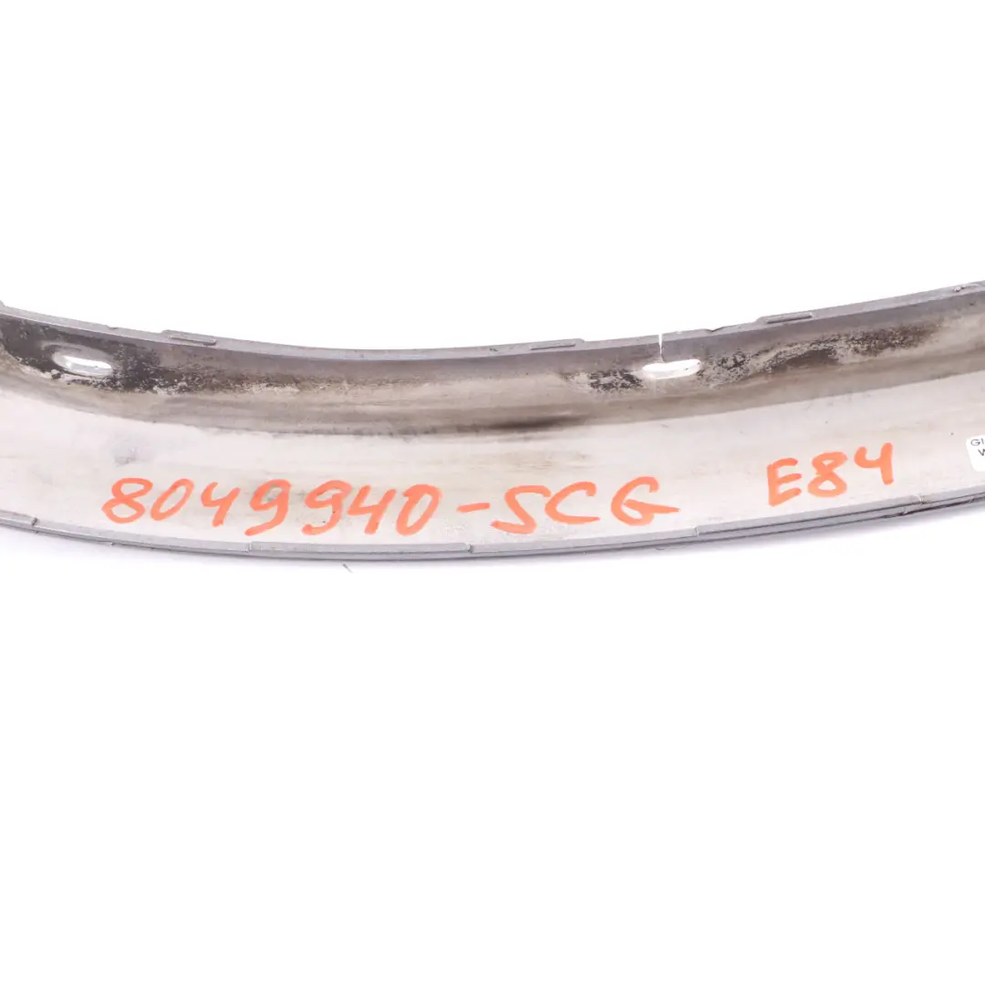 Arch Cover Trim Front Right Spacegrau Space Grey - A52 to BMW X1 E84 Wheel with Part number 8049940 BMW X1 E84 Wheel Arch Cover Trim Front Right Spacegrau Space Grey - A52 - SKU 8049940-SCG - Part number 8049940