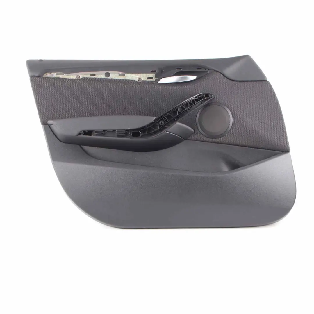  Carte de porte BMW X1 E84 Garniture doublure porte avant gauche tissu anthracite - SKU 8050289 - Numéro de pièce 7327187