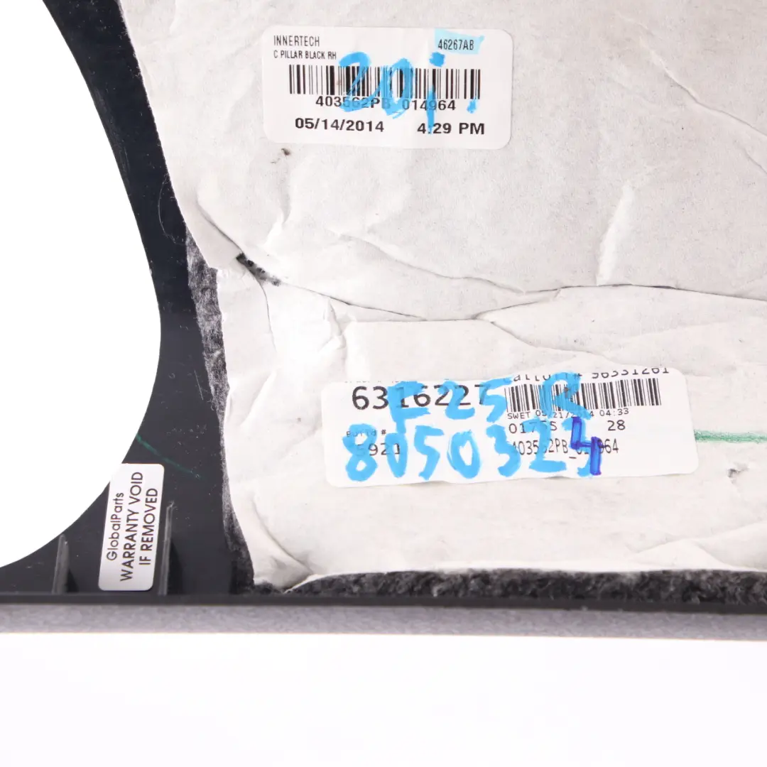 Osłona Obudowa Listwa Słupka Prawa Antracyt 9169310 do BMW X3 F25 o numerze 8050324 BMW X3 F25 Osłona Obudowa Listwa Słupka Prawa Antracyt 9169310 - SKU 8050324 - Numer Części 8050324