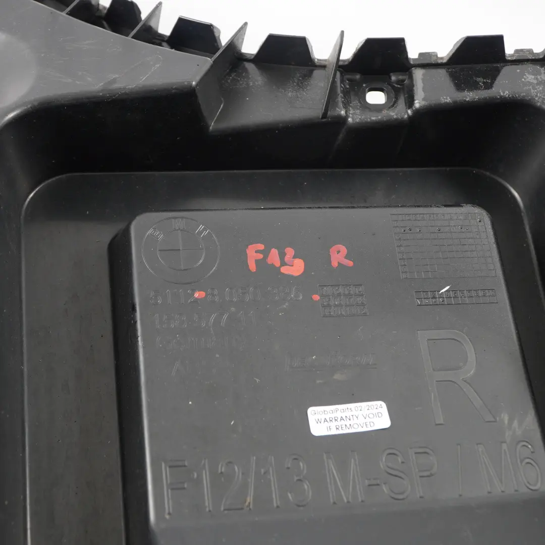 BMW F13 F12 F06 M Sport Paraurti posteriore destro Staffa di montaggio laterale - SKU 8050386 - Numero di parte 8050386