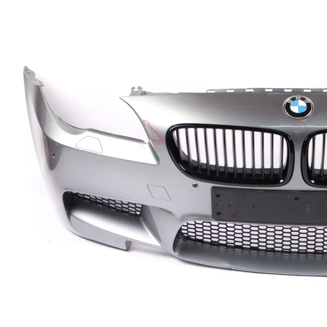 Front Bumper Trim Panel Spacegrau Space Grey Metallic - A52 to BMW F10 M5 with Part number 8050633 BMW F10 M5 Front Bumper Trim Panel Spacegrau Space Grey Metallic - A52 - SKU 8050633-SCG - Part number 8050633