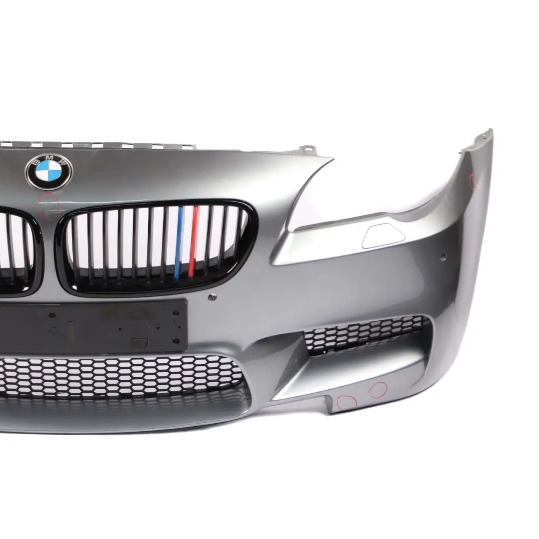 Front Bumper Trim Panel Spacegrau Space Grey Metallic - A52 to BMW F10 M5 with Part number 8050633 BMW F10 M5 Front Bumper Trim Panel Spacegrau Space Grey Metallic - A52 - SKU 8050633-SCG - Part number 8050633