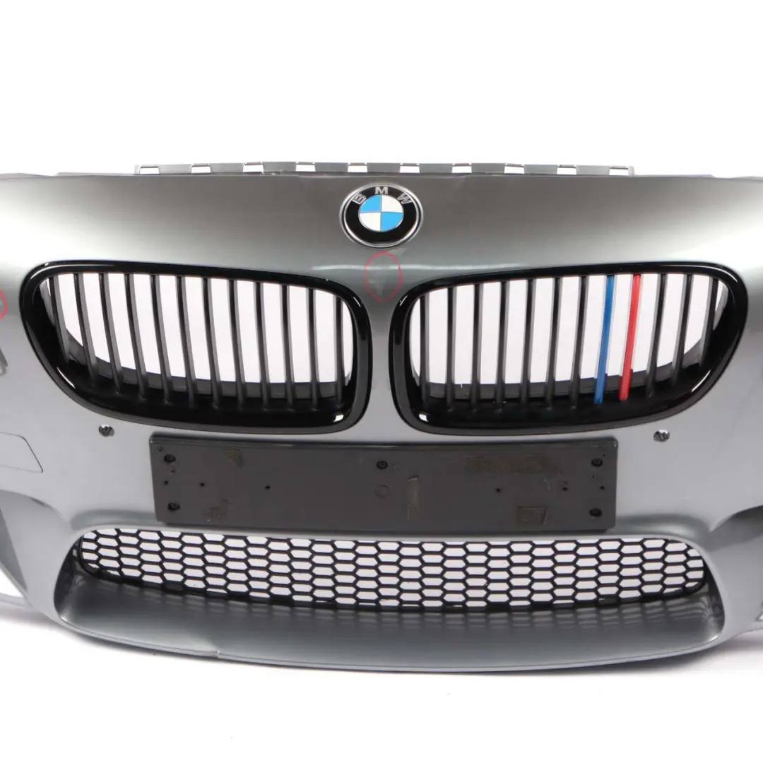 Front Bumper Trim Panel Spacegrau Space Grey Metallic - A52 to BMW F10 M5 with Part number 8050633 BMW F10 M5 Front Bumper Trim Panel Spacegrau Space Grey Metallic - A52 - SKU 8050633-SCG - Part number 8050633