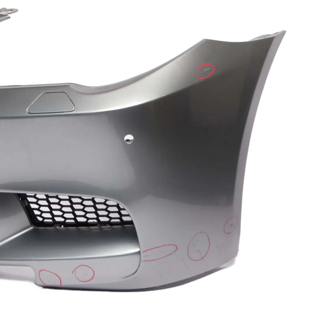 Front Bumper Trim Panel Spacegrau Space Grey Metallic - A52 to BMW F10 M5 with Part number 8050633 BMW F10 M5 Front Bumper Trim Panel Spacegrau Space Grey Metallic - A52 - SKU 8050633-SCG - Part number 8050633