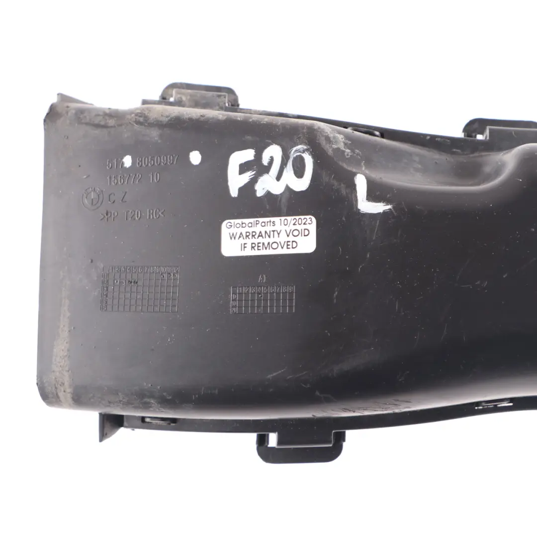  Conducto Aire BMW F20 F21 M Sport Canal Delantero Izquierdo Tubo Freno - SKU 8050997 - Número de pieza 8050997
