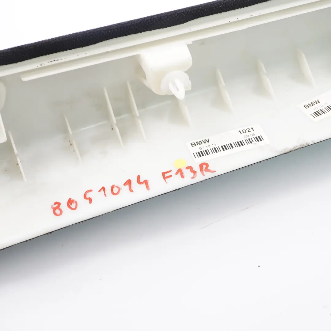 Osłona Słupka A Przedni Prawy Czarny Antracyt do BMW F13 Coupe o numerze 8051014 BMW F13 Coupe Osłona Słupka A Przedni Prawy Czarny Antracyt - SKU 8051014 - Numer Części 8051014