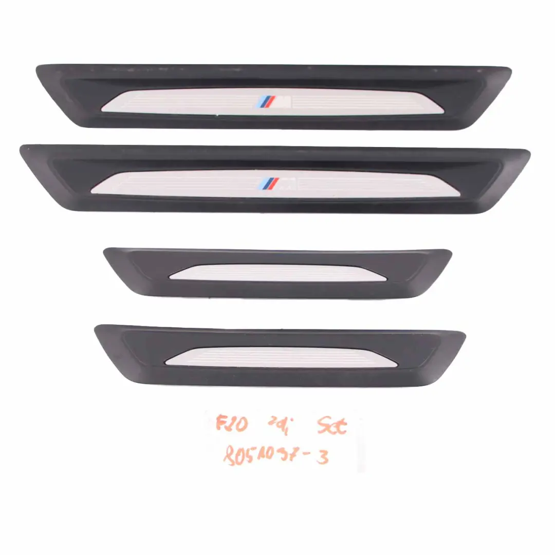 Set Ingresso Coperchio Porta Rivestimento dela striscia davanzale MSport per BMW F20 con numero di parte 8051037 BMW F20 Set Ingresso Coperchio Porta Rivestimento dela striscia davanzale MSport - SKU 8051037-3 - Numero di parte 8051037