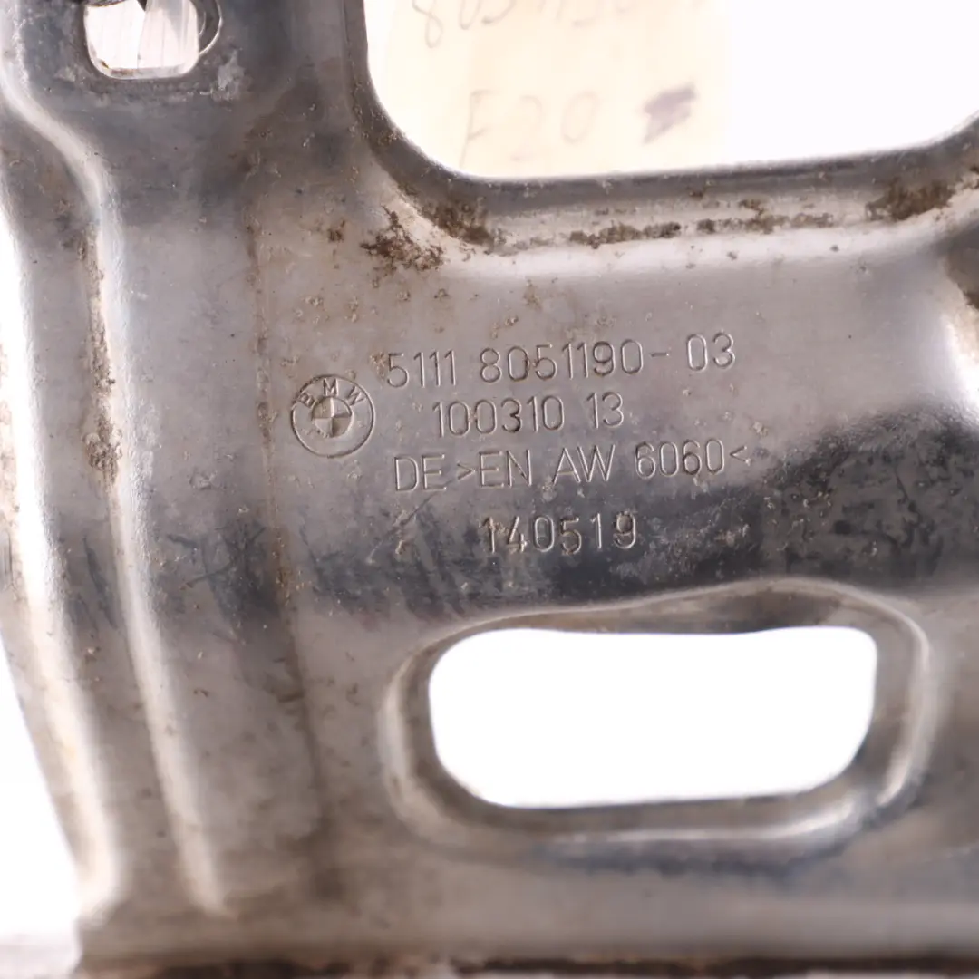Front Bumper Right O/S Crash Deformation Bracket to BMW F20 F30 M Sport with Part number 8051190 BMW F20 F30 M Sport Front Bumper Right O/S Crash Deformation Bracket - SKU 8051190-1 - Part number 8051190