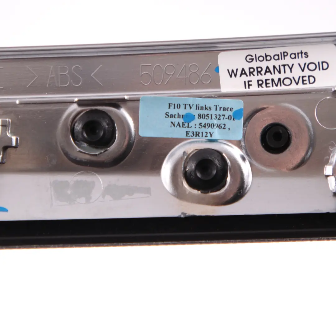 Listwa Ozdobna Drzwi Przednia Lewa Przód Lewy do BMW F10 M5 o numerze 8051327 BMW F10 M5 Listwa Ozdobna Drzwi Przednia Lewa Przód Lewy - SKU 8051327 - Numer Części 8051327