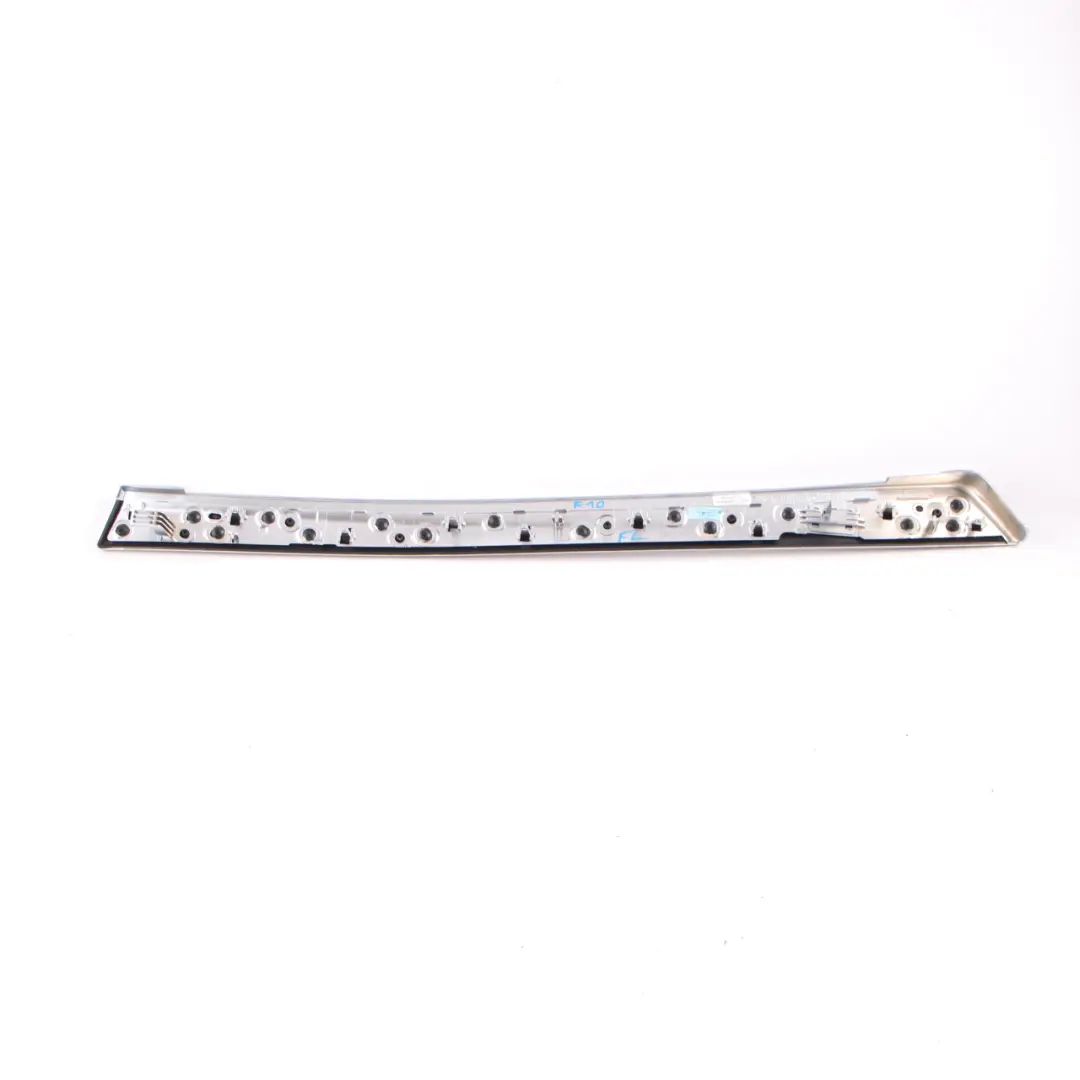 Door Card Strip Decor Trim Front Left N/S Cover Alu Trace to BMW F10 M5 with Part number 8051327 BMW F10 M5 Door Card Strip Decor Trim Front Left N/S Cover Alu Trace - SKU 8051327 - Part number 8051327