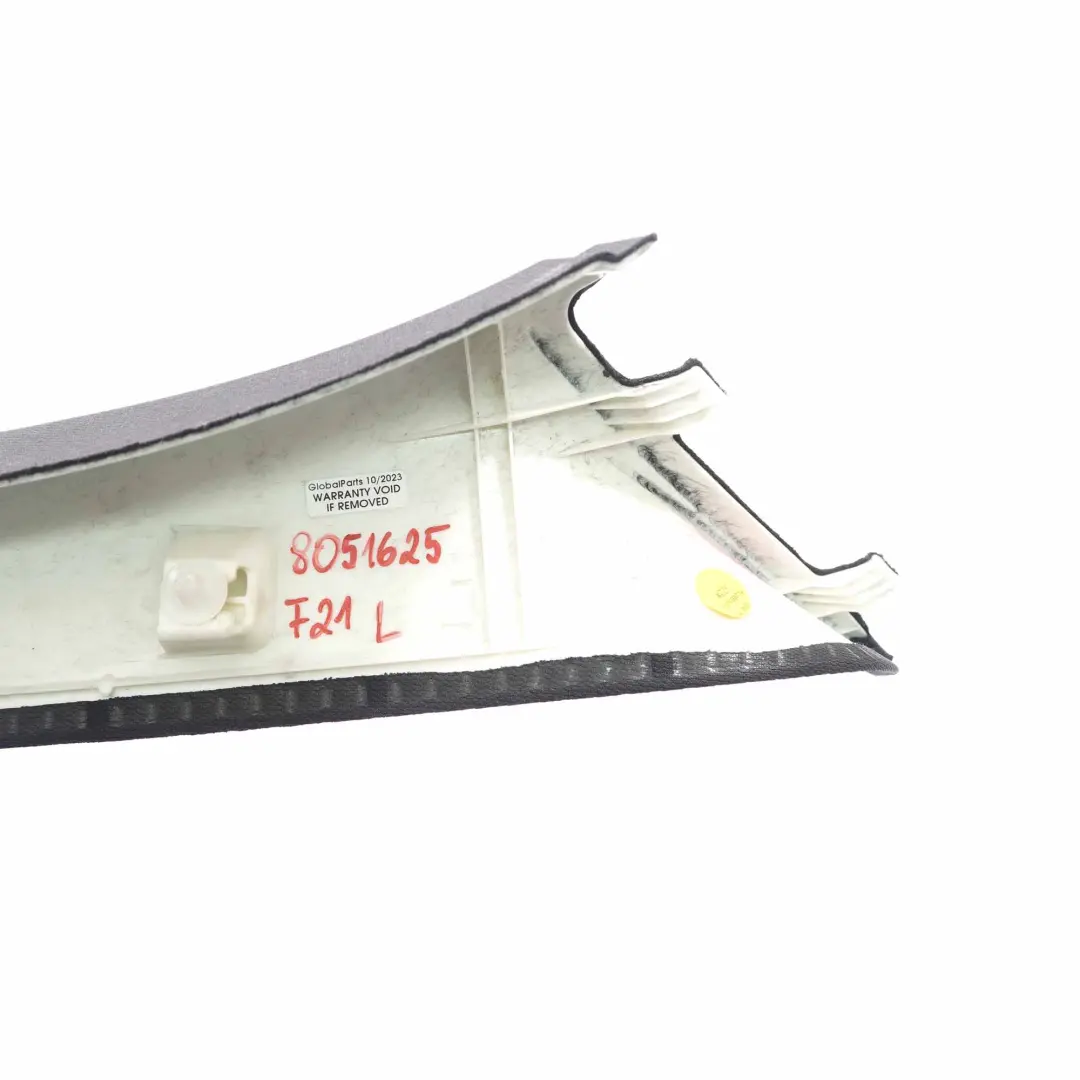 Osłona słupka A Lewa Antracyt do BMW F21 o numerze 8051625 BMW F21 Osłona słupka A Lewa Antracyt - SKU 8051625 - Numer Części 8051625